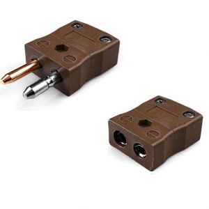 Standard Thermoelement Stecker & Sockel IS-T-M+F Typ T IEC