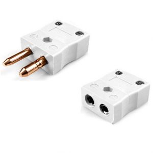 Standard Thermoelement Stecker & Sockel IS-CU-M+F Typ CU IEC