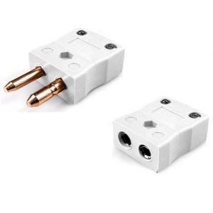 Standard Thermoelement Stecker & Sockel AS-CU-M+F Typ CU ANSI