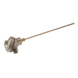 Mineralisoliertes Thermoelement mit kompaktem KNS-Anschlusskopf - Typ K - 6,0 mm Durchmesser - 300 mm Lnge