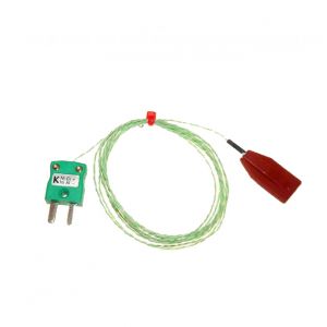 IEC Silikon-Patch-Thermoelement, PFA mit Miniaturstecker - Typ K