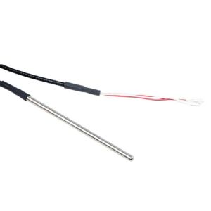 Allzweck-Pt100-Sonde mit PFA-Leitung - Typ PRT - 4,0 mm Sondendurchmesser - 100 mm Sondenlnge - 2 m Kabellnge