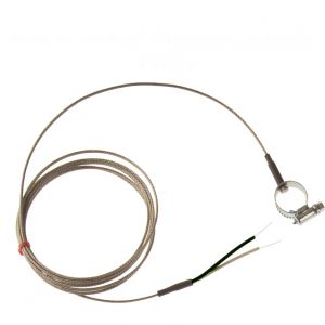 IEC Rohroberflche Jubilums-Clip-Thermoelement, Glasfaser-Edelstahl-Geflecht - Typ K, J