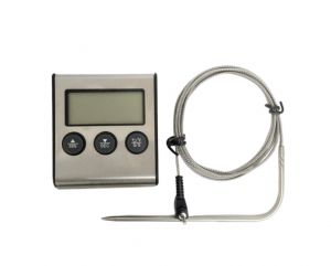 Digitaler Kochthermometer-Timer mit Alarm und hinterem Magneten