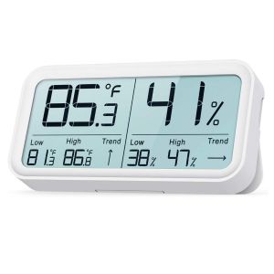 Digitales Haushaltsthermometer Hygrometer mit rckseitigem Magneten