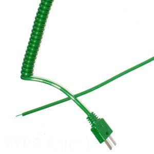 Typ K Einziehbares curly Thermoelement Lead (IEC)