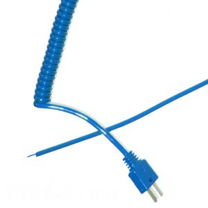 Typ K Einziehbares curly Thermoelement Lead (JIS)