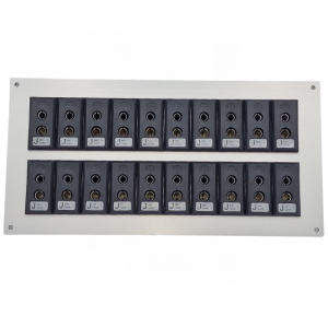 Thermoelement-Steckverbinder Aluminiumplatte mit Typ J ANSI-Standardbuchsen