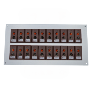 Thermoelement-Steckverbinder Aluminium-Panel mit IEC-Norm-Buchsen vom Typ T
