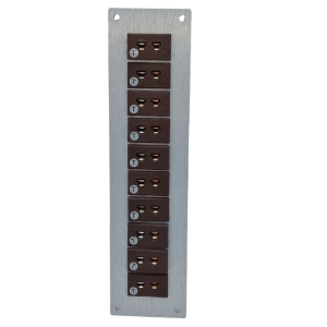 Thermocouple Connector Aluminium Panel with Type T IEC Miniature Sockets