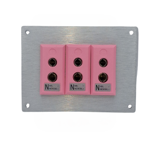 Thermocouple Connector Aluminium Panel with Type N IEC Standard Sockets