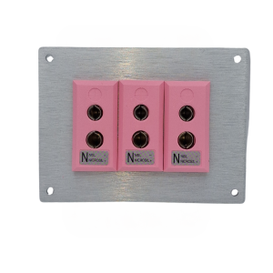 Thermoelement-Steckverbinder Aluminium-Panel mit IEC-Norm-Buchsen Typ N