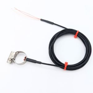 Rohrschelle Oberflche Pt100 RTD Jubilee Style mit PFA-Leitung - 22-30mm