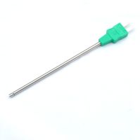 IEC-Luftsonden-Thermoelement-Sonde mit angespritztem Miniaturstecker - Typ K - 110 mm