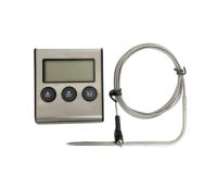 Digitaler Kochthermometer-Timer mit Wecker und hinterem Magneten