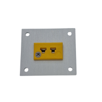 Thermoelement-Steckverbinder Aluminium-Panel mit Typ K ANSI Miniaturfassungen 1-Weg