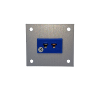 Thermoelement-Verbindungs-Aluminiumpanel mit Typ K JIS Miniaturfassungen  1-Weg