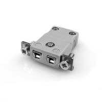 Miniatur-Panel-Montage Thermoelement-Steckverbinder mit Edelstahlhalterung JM-B-SSPF Typ B JIS