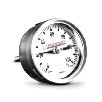 Bi-Metall-Thermometer-Temperaturmessgeräte - Rückeneinstiegsstil mit 1/2 "BSP-Tasche