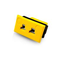 Miniatur-Thermoelement-Steckverbinder mit rechteckiger Blende AM-K-FF Typ K ANSI