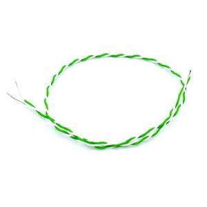 PTFE-isoliertes doppelt verdrilltes IEC-Offenschaltungs-Thermoelement mit nackten Endenden  Typ K  300 mm Kabellnge