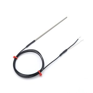 IEC-gefertigte Rohrthermoelemente mit Crimpdichtung und Anschlussdraht - Typ J - 4,5 mm Manteldurchmesser - 50 mm Mantellnge