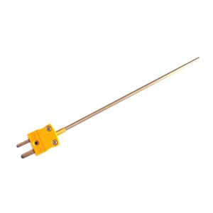 ANSI Mineralisoliertes Thermoelement mit 0,5 mm Durchmesser und Miniatur-ANSI-Stecker - Isolierte Verbindungsstelle - 150 mm Sondenlnge