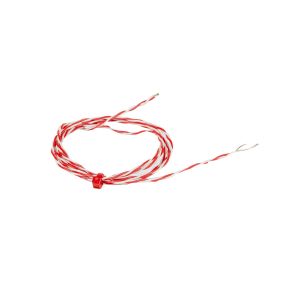 JIS Typ K Freiliegendes Thermoelement mit geschweiter Spitze 7/0,2 mm PFA Twin Twisted Cable mit Bare Tails 10 m
