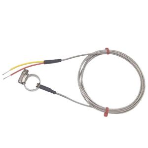 ANSI-Rohroberflchen-Thermoelement, Glasfaser-Edelstahl-Geflecht - Typ K fr Rohrdurchmesser von 22-30 mm