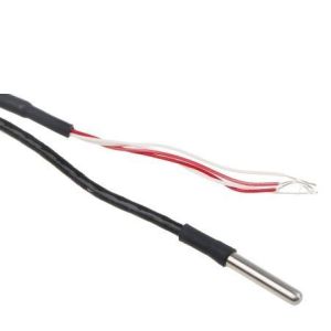 Allzweck-Pt100-Sonde mit PFA-Leitung - Typ PRT - 6,0 mm Sondendurchmesser - 50 mm Sondenlnge - 2 m Kabellnge