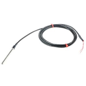 Allzweck-Pt100-Sonde mit PFA-Leitung - Typ PRT - 6,0 mm Sondendurchmesser - 75 mm Sondenlnge - 2 m Kabellnge