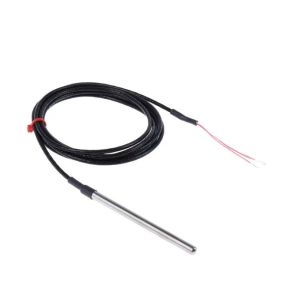 Allzweck-Pt100-Sonde mit PFA-Leitung - Typ PRT - 6,0 mm Sondendurchmesser - 100 mm Sondenlnge - 2 m Kabellnge