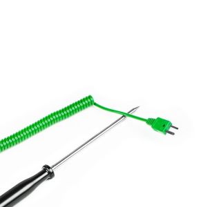 Tragbarer Einstechfhler aus Edelstahl - Typ K IEC 3,3 mm x 120 mm