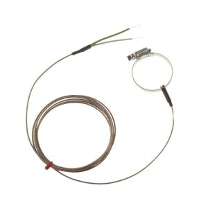 IEC Rohroberflche Jubilee Clip Style Thermoelement, Glasfaser-Edelstahlgeflecht - Typ K - passend fr 40-55 mm Rohrdurchmesser