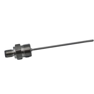 Pt100 RTD-Sensor fr die industrielle Automatisierung mit M12-Anschluss - 1/2"NPT Prozessanschlusstyp - 3 mm Manteldurchmesser - 100 mm Mantellnge