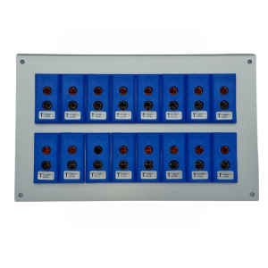 Thermoelement-Anschluss Aluminium-Panel mit Typ T ANSI-Standardbuchsen 16-fach