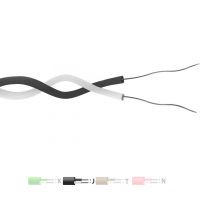 Typ J PTFE isoliertes Twin Twisted Pair ThermoelementKabel / Draht (IEC)