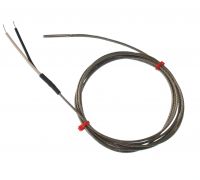 IEC-gefertigtes geerdetes Thermoelement in Edelstahlrohr, Glasfaser-Edelstahl-berflechtungskabel - Typ K,J