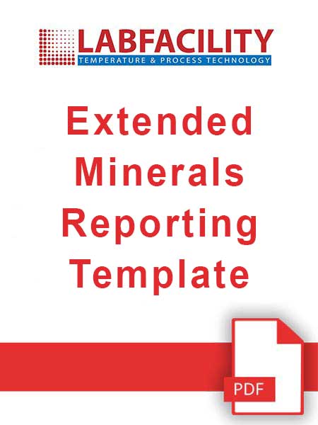 Extended Minerals Reporting Template